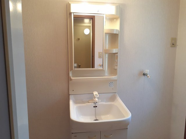 メゾンＪＥＲＲＹの洗面所|スペースが確保できる洗面所です