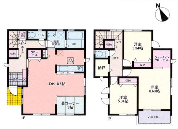 幸田町大字菱池・中古戸建の間取り|間取り図です