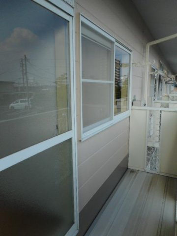 フジハイムのバルコニー