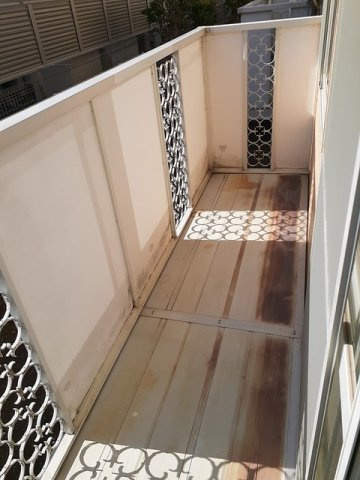 宮の下ハイツのバルコニー