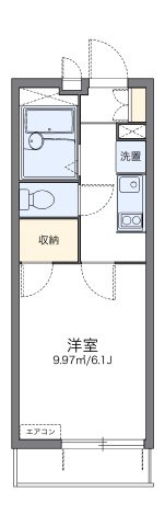 レオパレストライズ２の間取り