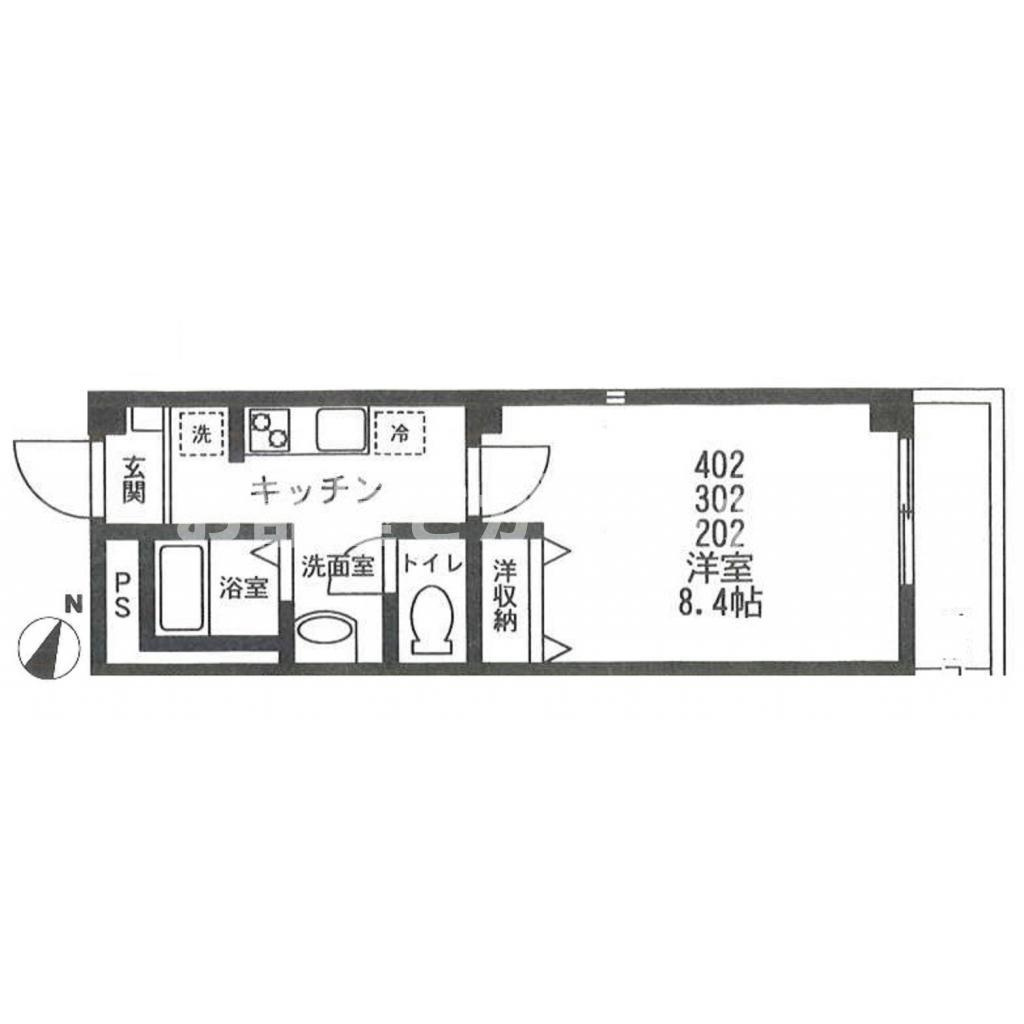 ミア・カーサ横浜橋【おとり物件なし】#学生・社会人にオススメ！初期費用分割払いOK！の間取り