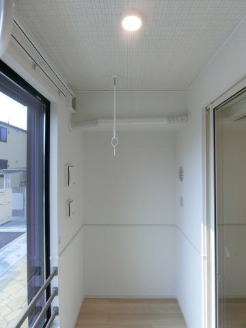 ヒカルサ境港外江町イーストⅡのバルコニー