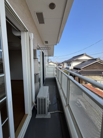 サンリュー　０７　Ｃのバルコニー