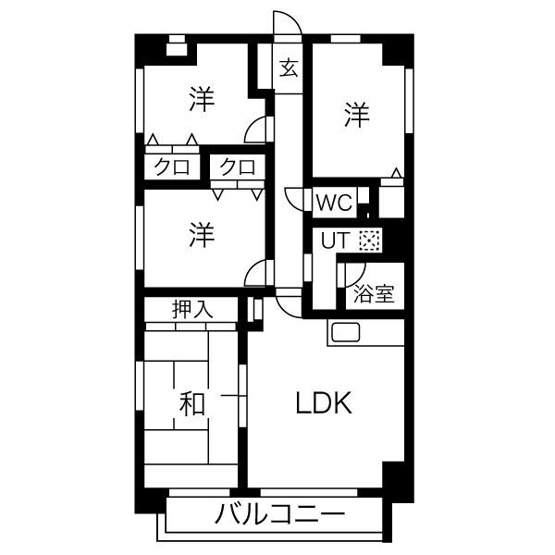 【間取り】 | ヴィアーレマルフク南館