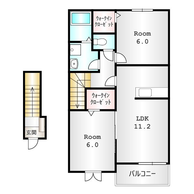 セルフィーユⅡの間取り|当社、チルホームのHPもご覧ください(^^)/物件情報多数♪