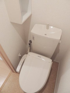 【トイレ】 | ベリーヒルズＡ | トイレです