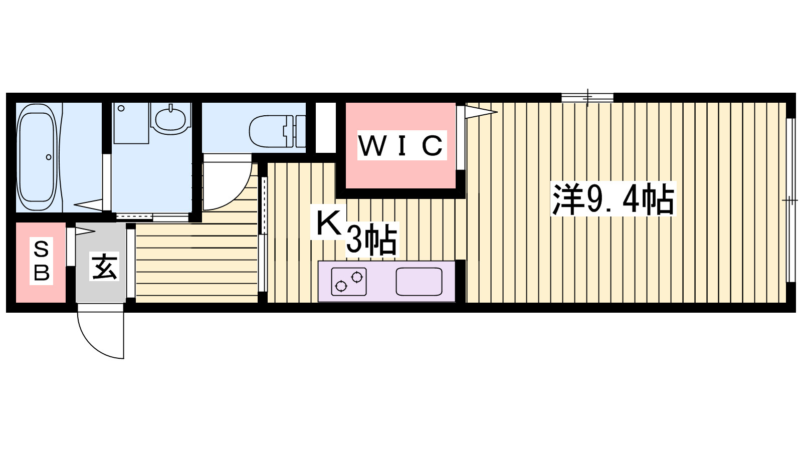 ルミエール野添の間取り