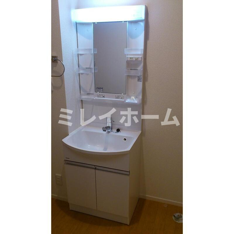 クレアフォートの洗面所