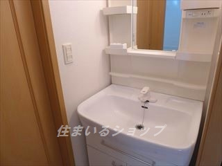広島市安佐北区可部東１丁目のアパートの洗面所