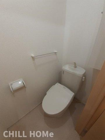 ラ・ストラーダＢのトイレ|当社、チルホームのHPもご覧ください(^^)/物件情報多数♪
