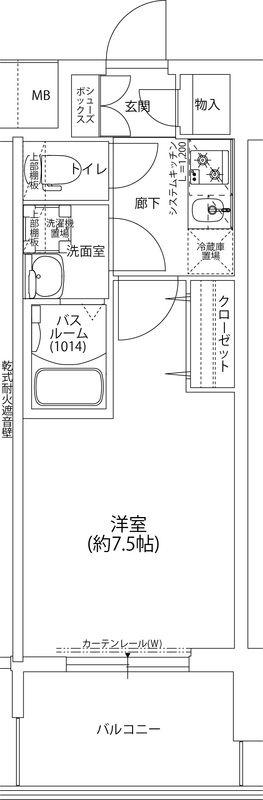 Louis Residence 天王寺町北の間取り