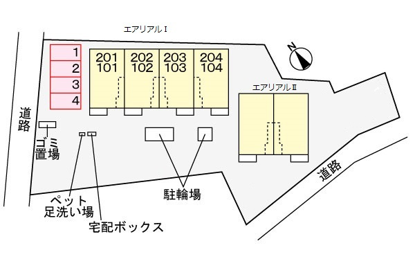 エアリアルⅠの区画図
