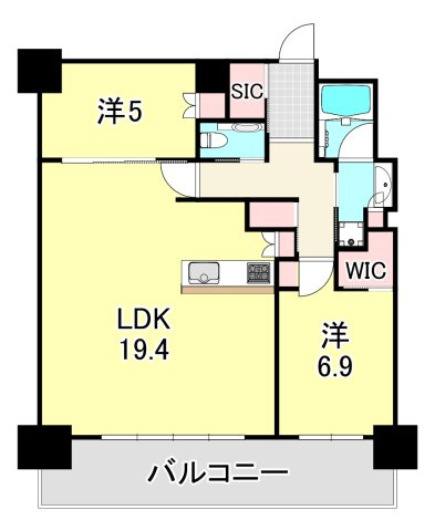 ベイシティタワーズ神戸WESTの間取り