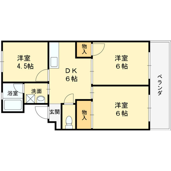 【間取り】 | 西田ハイツ
