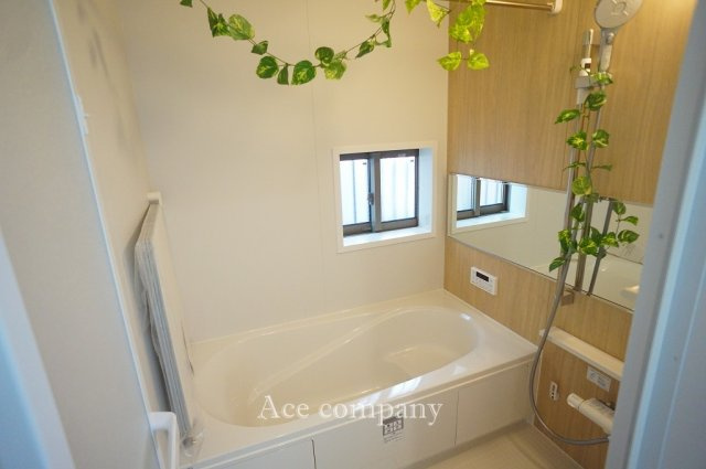 【浴室】 | 八尾市長池町2丁目　【C号棟/全5棟】 | 【1坪タイプのシステムバス☆】追炊機能・浴室乾燥機完備です☆