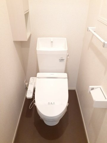 ノースパークＡのトイレ|落ち着いたトイレです