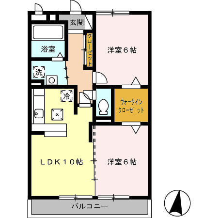 ラピュタ　　刈谷市近郊の賃貸ならクラスホーム刈谷店の間取り