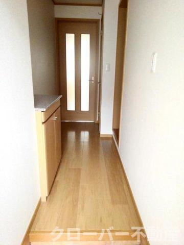 サニーレジデンスＡの玄関