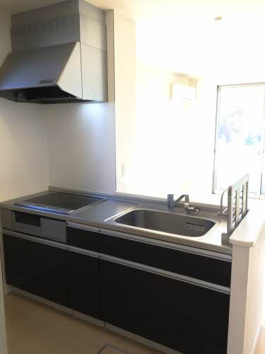 熊本市中央区国府４丁目のアパートのキッチン