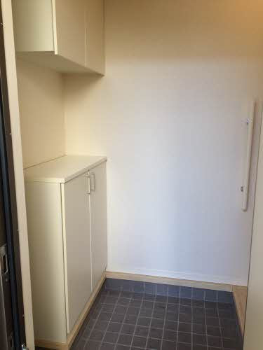 熊本市中央区国府４丁目のアパートの玄関