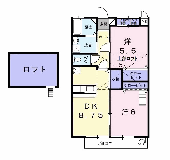 サンハイツ早野新田の間取り