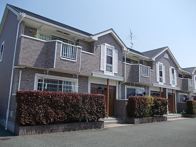 合志市須屋のアパートの外観|外はこのようになっています