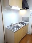 合志市須屋のアパートのキッチン|キッチンでお料理をお楽しみください