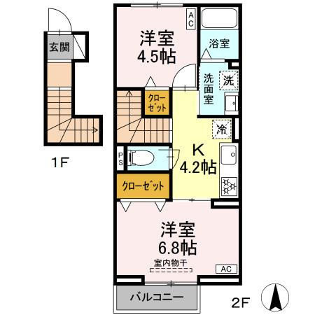 サニーコート　スリーリバー　　刈谷市近郊の賃貸はクラスホーム刈谷店の間取り