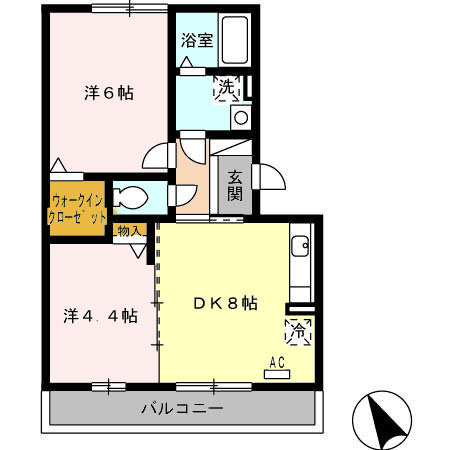 レザン長根　Ｂ　　刈谷市近郊の賃貸ならクラスホーム刈谷店の間取り|同物件の別部屋になります。