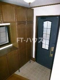 七林町戸建の玄関