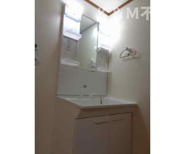 グランデ　マルバローザ　弐番館の独立洗面台|使いやすい独立洗面台です