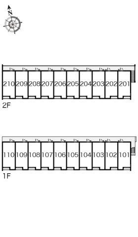 クレイノ茂木の区画図