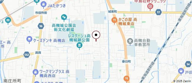 クレイノ欅の地図