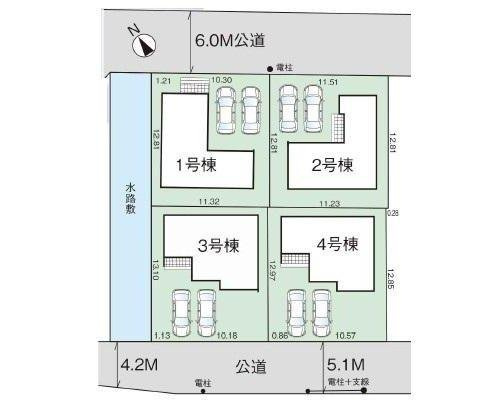 グラファーレ　岡山市南区藤田【７期】【仲介手数料無料】の区画図