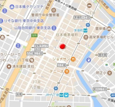 【地図】 | ローズコート日本橋茅場町