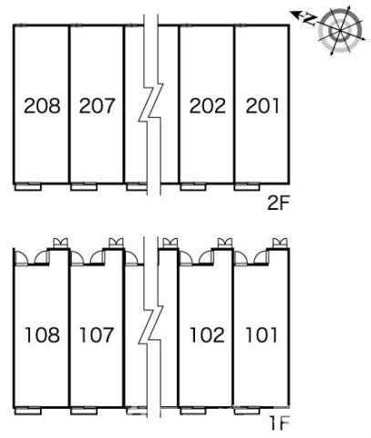 レオパレスＳｈｕ＆Ｋｅｉの区画図