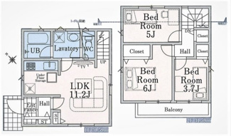 【間取り】 | 新座市片山第13　全1棟　1号棟 | 新座市片山第13　全1棟　1号棟