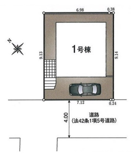 【区画図】 | 新座市片山第13　全1棟　1号棟 | 新座市片山第13　全1棟　1号棟