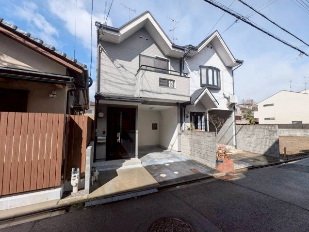 平野鳥居前町の前面道路含む現地写真