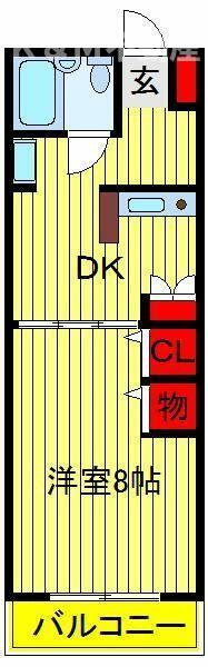 ドフィーヌ柏の間取り| 