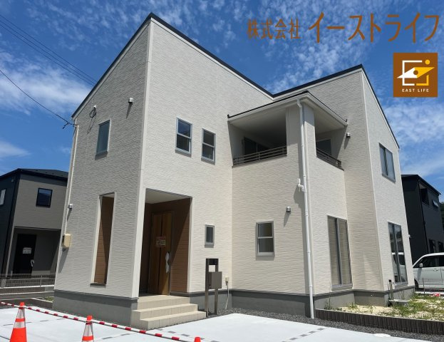 【新築戸建】　いわき市内郷御厩町4丁目第1　長期優良住宅の外観|同社施工写真　完成モデルいつでもご案内できます！お気軽にご連絡ください！（担当：梶田）