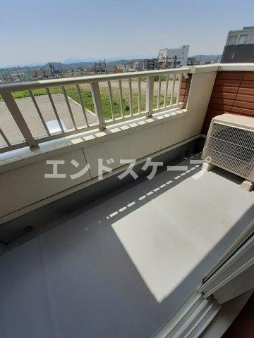 カーサ　フェリーチェ　Ａのバルコニー|高崎、前橋のお部屋探しはエンドスケープまで！お客様の理想お聞かせ下さい♪