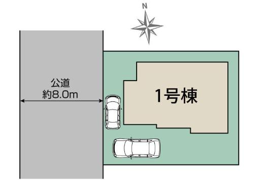 牛久市南5丁目5期　新築戸建の区画図