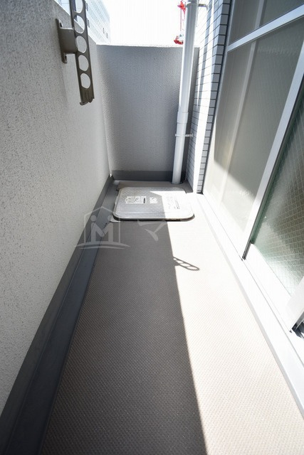 ボヌールエイワのバルコニー