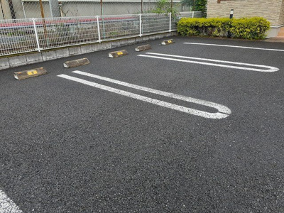 【駐車場】 | シェモアＡ | カースペースがあります