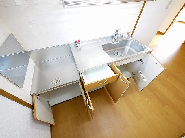 シャトーローリエＡのキッチン|キッチンでお料理をお楽しみください