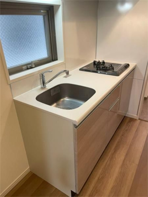 【キッチン】 | メイクスデザイン入谷 | きれいなキッチンです