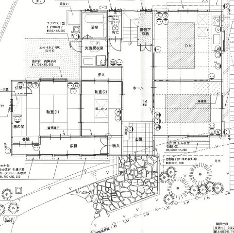 泉南市新家・中古戸建・90117の間取り|1階間取り図