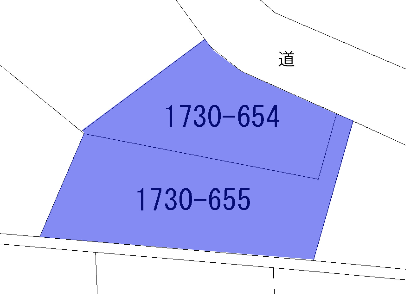 南箱根ダイヤランド⑤の土地図
